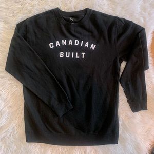 Canadian Built Black Sweater Size L
